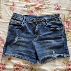 Denim shorts (hardly used)